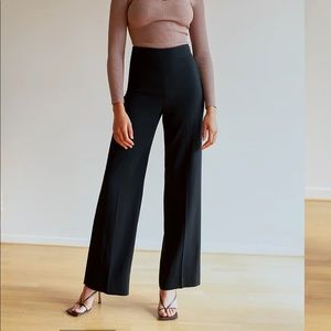 Beige Babaton Lincoln Pant (Aritzia)